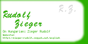 rudolf zieger business card